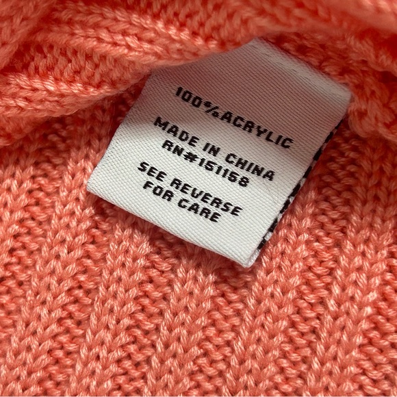 525 America Coral Ribbed Twist Shrug Sweater NWT - Picture 11 of 13
